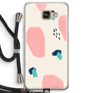 CaseCompany Monday Surprise: Samsung Galaxy A5 (2016) Transparant Hoesje met koord