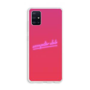 CaseCompany Vice Glow: Galaxy A51 4G Transparant Hoesje