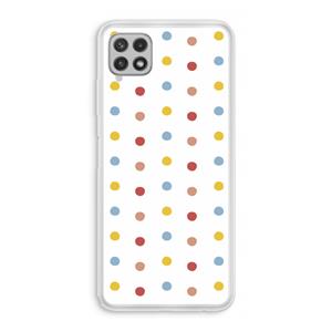 CaseCompany Bollen: Samsung Galaxy A22 4G Transparant Hoesje
