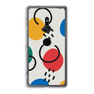 CaseCompany Illustratieve pop 3: Sony Xperia XZ2 Transparant Hoesje