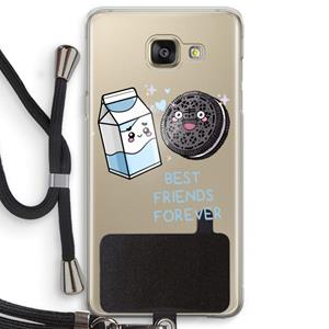 CaseCompany Best Friend Forever: Samsung Galaxy A5 (2016) Transparant Hoesje met koord