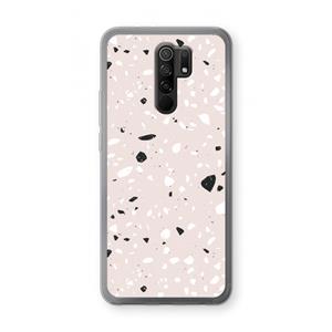 CaseCompany Terrazzo N°20: Xiaomi Redmi 9 Transparant Hoesje