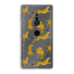 CaseCompany Luipaard: Sony Xperia XZ2 Transparant Hoesje