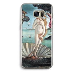 CaseCompany Birth Of Venus: Samsung Galaxy S7 Edge Transparant Hoesje