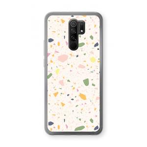 CaseCompany Terrazzo N°21: Xiaomi Redmi 9 Transparant Hoesje