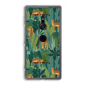 CaseCompany Luipaard 2: Sony Xperia XZ2 Transparant Hoesje