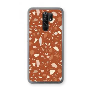 CaseCompany Terrazzo N°22: Xiaomi Redmi 9 Transparant Hoesje