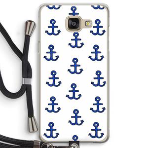 CaseCompany Ankers: Samsung Galaxy A5 (2016) Transparant Hoesje met koord