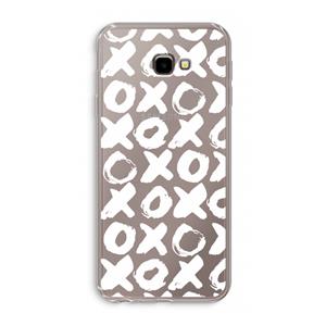 CaseCompany XOXO: Samsung Galaxy J4 Plus Transparant Hoesje