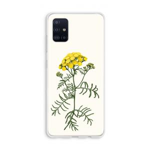 CaseCompany Tansy: Galaxy A51 4G Transparant Hoesje