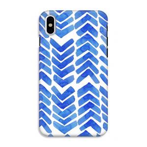 CaseCompany Blauwe pijlen: iPhone X Tough Case