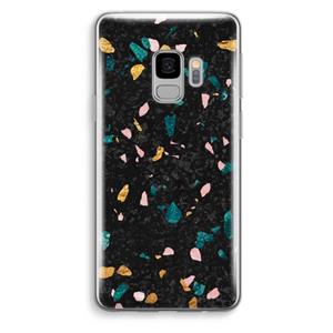 CaseCompany Terrazzo N°10: Samsung Galaxy S9 Transparant Hoesje