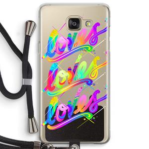 CaseCompany Loves: Samsung Galaxy A5 (2016) Transparant Hoesje met koord