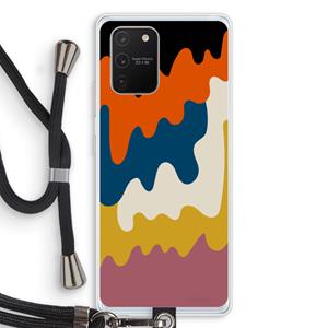 CaseCompany Baar A: Samsung Galaxy S10 Lite Transparant Hoesje met koord