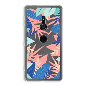 CaseCompany Tropisch: Sony Xperia XZ2 Transparant Hoesje
