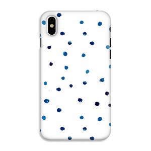 CaseCompany Blauwe stippen: iPhone X Tough Case