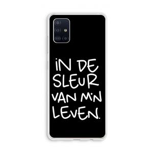 CaseCompany De Sleur: Galaxy A51 4G Transparant Hoesje