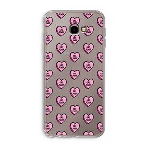 CaseCompany GIRL POWER: Samsung Galaxy J4 Plus Transparant Hoesje
