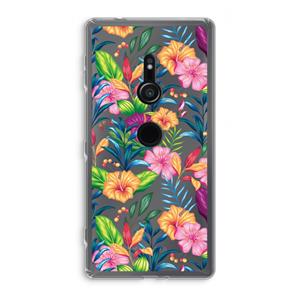 CaseCompany Tropisch 2: Sony Xperia XZ2 Transparant Hoesje