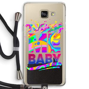 CaseCompany Touch Me: Samsung Galaxy A5 (2016) Transparant Hoesje met koord