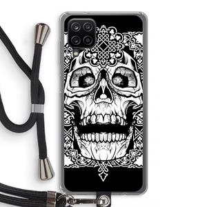 CaseCompany Seek & Destroy: Samsung Galaxy A12 Transparant Hoesje met koord