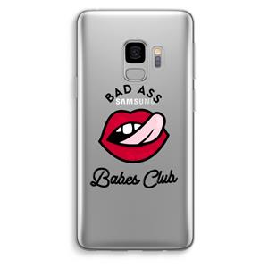 CaseCompany Badass Babes Club: Samsung Galaxy S9 Transparant Hoesje