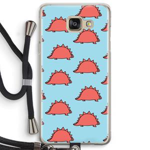 CaseCompany Dinosawrr: Samsung Galaxy A5 (2016) Transparant Hoesje met koord