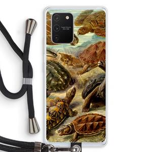 CaseCompany Haeckel Chelonia: Samsung Galaxy S10 Lite Transparant Hoesje met koord
