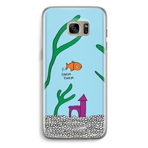 CaseCompany Aquarium: Samsung Galaxy S7 Edge Transparant Hoesje