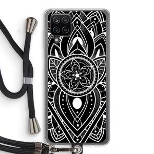 CaseCompany It's Complicated: Samsung Galaxy A12 Transparant Hoesje met koord