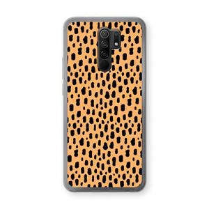 CaseCompany Panter: Xiaomi Redmi 9 Transparant Hoesje