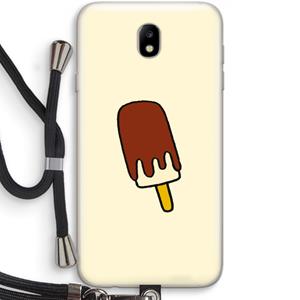 CaseCompany Frisco: Samsung Galaxy J7 (2017) Transparant Hoesje met koord