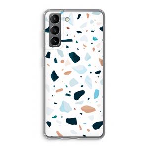CaseCompany Terrazzo N°13: Samsung Galaxy S21 Transparant Hoesje