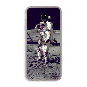 CaseCompany Spaceman: Samsung Galaxy J4 Plus Transparant Hoesje