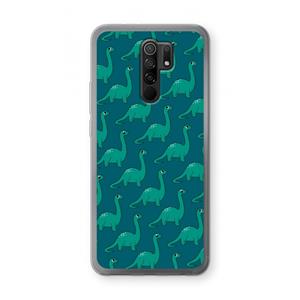 CaseCompany Diplodocus: Xiaomi Redmi 9 Transparant Hoesje