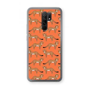 CaseCompany Cheetah: Xiaomi Redmi 9 Transparant Hoesje