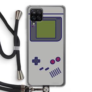 CaseCompany Game On: Samsung Galaxy A12 Transparant Hoesje met koord