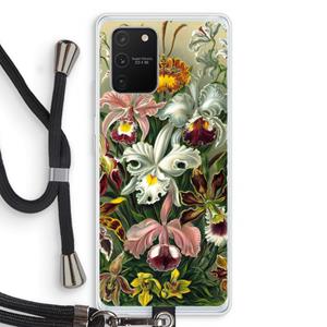 CaseCompany Haeckel Orchidae: Samsung Galaxy S10 Lite Transparant Hoesje met koord