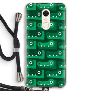 CaseCompany Crocs: Xiaomi Redmi 5 Transparant Hoesje met koord
