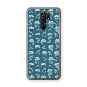 CaseCompany Kwallie: Xiaomi Redmi 9 Transparant Hoesje