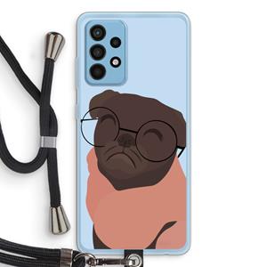 CaseCompany Ludo: Samsung Galaxy A52 Transparant Hoesje met koord