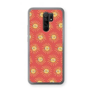 CaseCompany Zon: Xiaomi Redmi 9 Transparant Hoesje