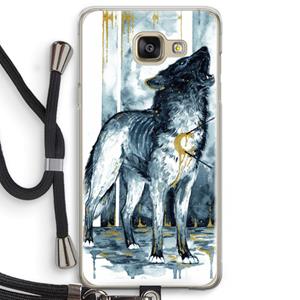 CaseCompany Bleeding Soul: Samsung Galaxy A5 (2016) Transparant Hoesje met koord