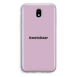 CaseCompany kwetsbaar: Samsung Galaxy J5 (2017) Transparant Hoesje