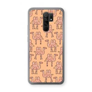 CaseCompany Kameel: Xiaomi Redmi 9 Transparant Hoesje