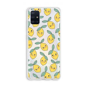 CaseCompany Citroenen: Galaxy A51 4G Transparant Hoesje