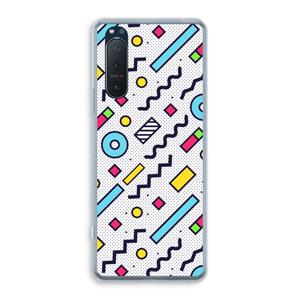 CaseCompany 8-bit N°8: Sony Xperia 5 II Transparant Hoesje