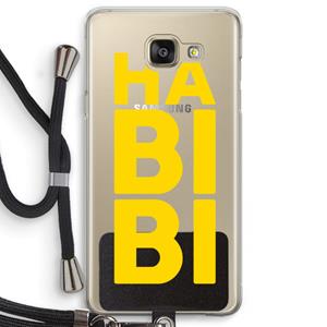 CaseCompany Habibi Majorelle : Samsung Galaxy A5 (2016) Transparant Hoesje met koord