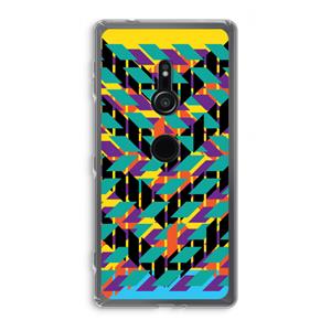 CaseCompany Skew Bee 1: Sony Xperia XZ2 Transparant Hoesje