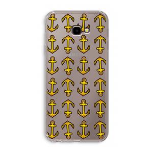 CaseCompany Musketon Anchor: Samsung Galaxy J4 Plus Transparant Hoesje